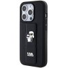 Karl Lagerfeld KLHCP14LGSAKCPK iPhone 14 Pro 6.1 czarny/black hardcase Gripstand Saffiano Karl&Choupette Pins